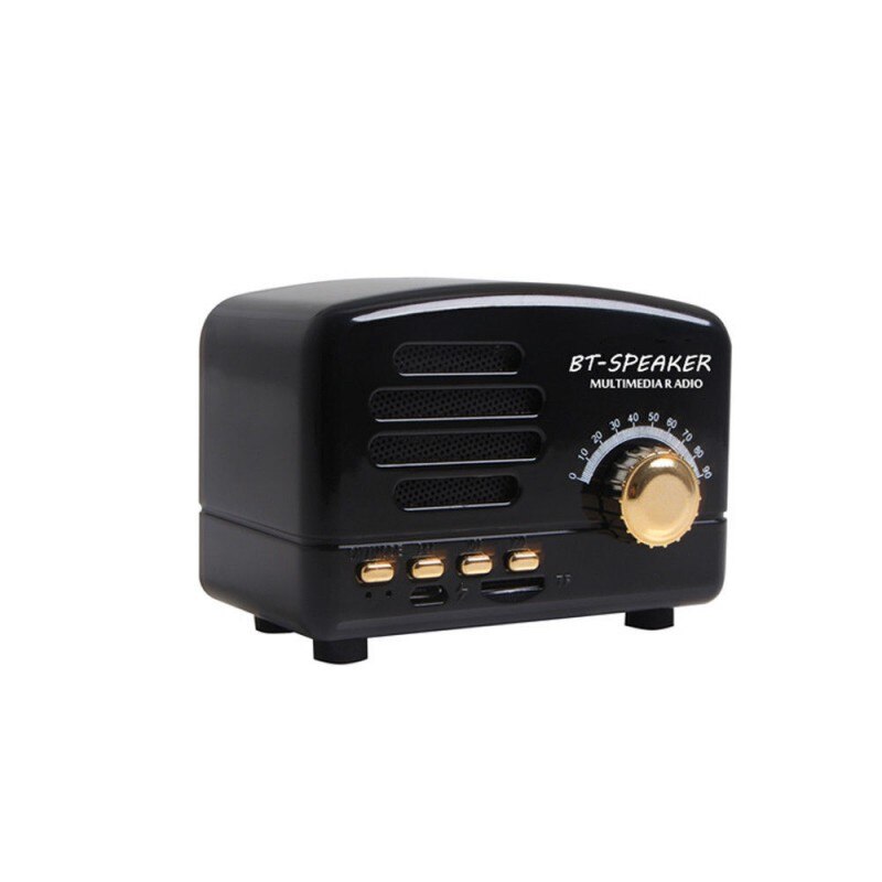 Boxa Portabila Vintage Cu Bluetooth, Card TF , Radio