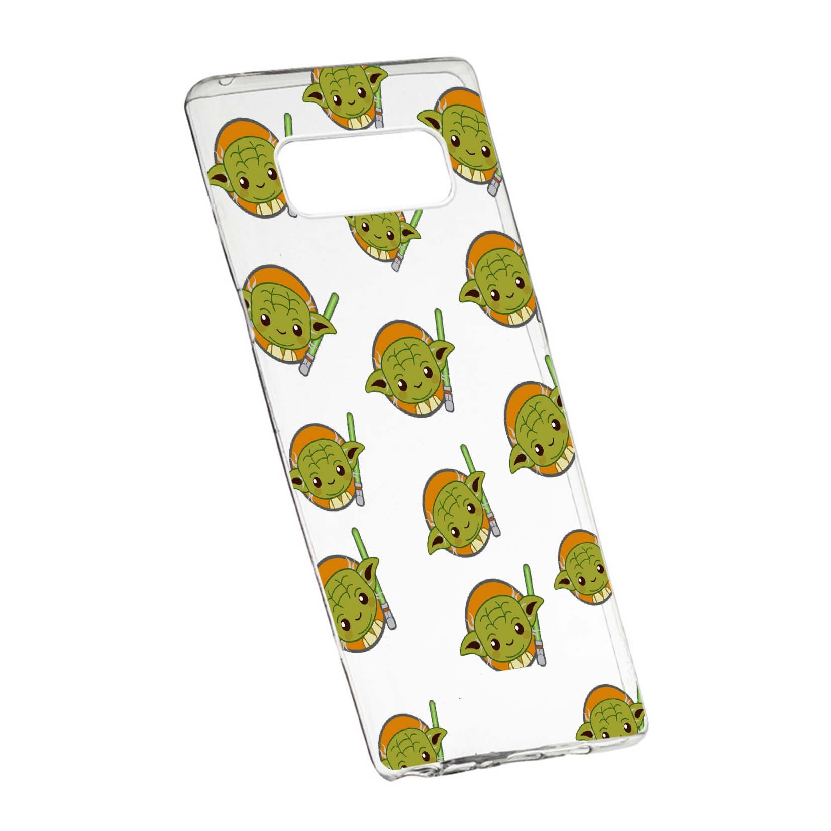 Husa de protectie Star Wars - Baby Yoda, Movie pentru Samsung Galaxy Note 8, rezistenta la uzura, anti-alunecare, din silicon Premium, 420