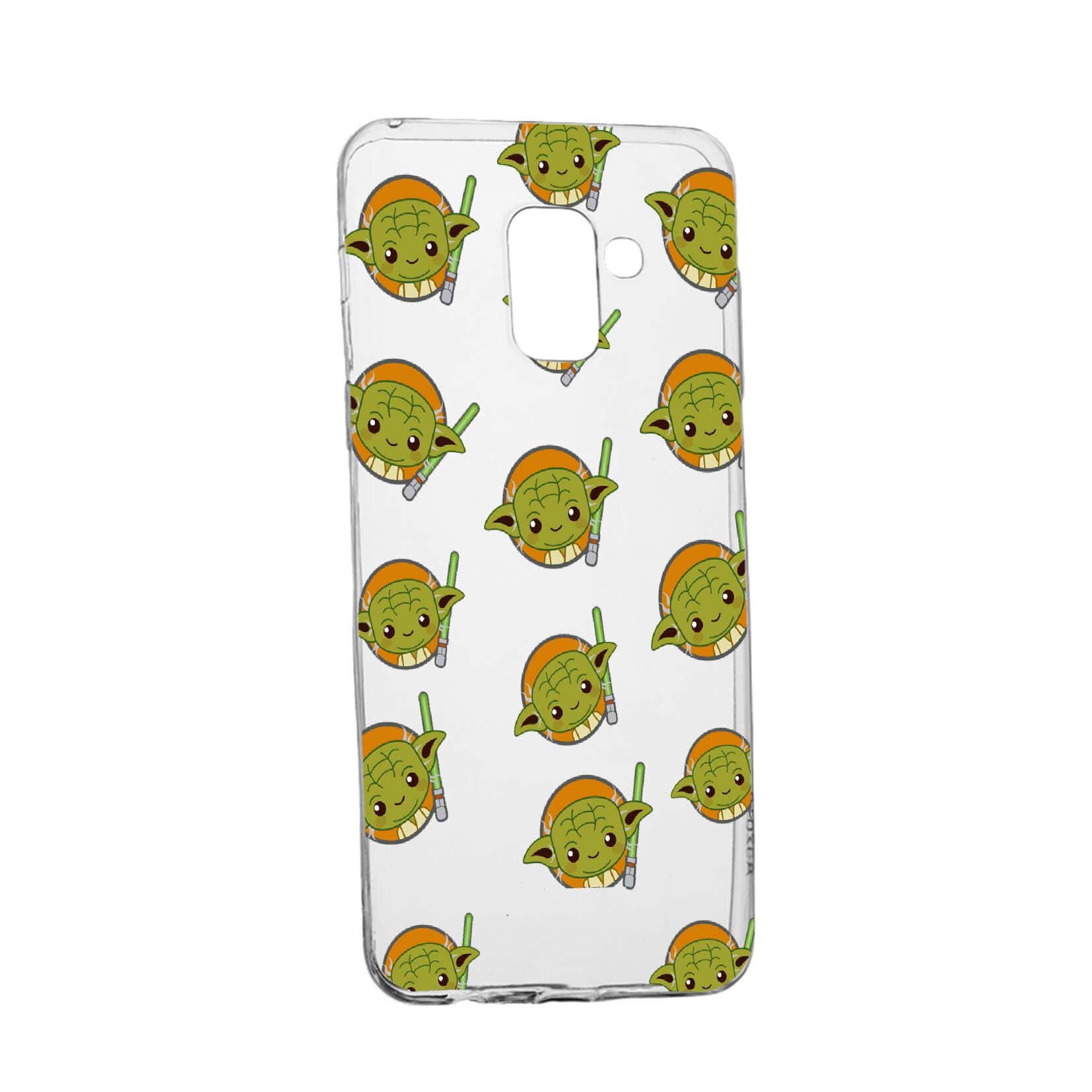 Husa de protectie Star Wars - Baby Yoda, Movie pentru Samsung Galaxy A8 2018 / A5 2018, rezistenta la uzura, anti-alunecare, din silicon Premium, 420