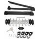 Ski Lock Black 5 síléctartó - tartó 5 pár síléchez 4 tábla snowboardosoknak
