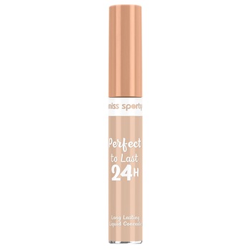 Anticearcan lichid Miss Sporty Perfect To Last 24H 002 Beige, 5.5 g Anticearcan lichid Miss Sporty Perfect To Last 24H 002 Beige, 5.5 g