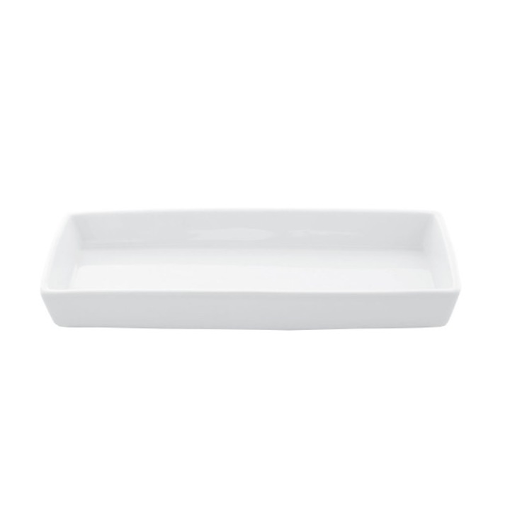Platou dreptunghiular din portelan GURAL colectia OSLO 21x8.5cm