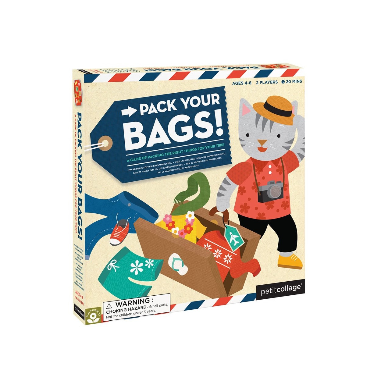 Joc social de potrivire, Petit Collage - Fa-ti bagajele!