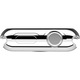 Силиконов защитен калъф, Високо качество, Супер тънък, Компактен за Apple Watch, 44 mm, Сребрист