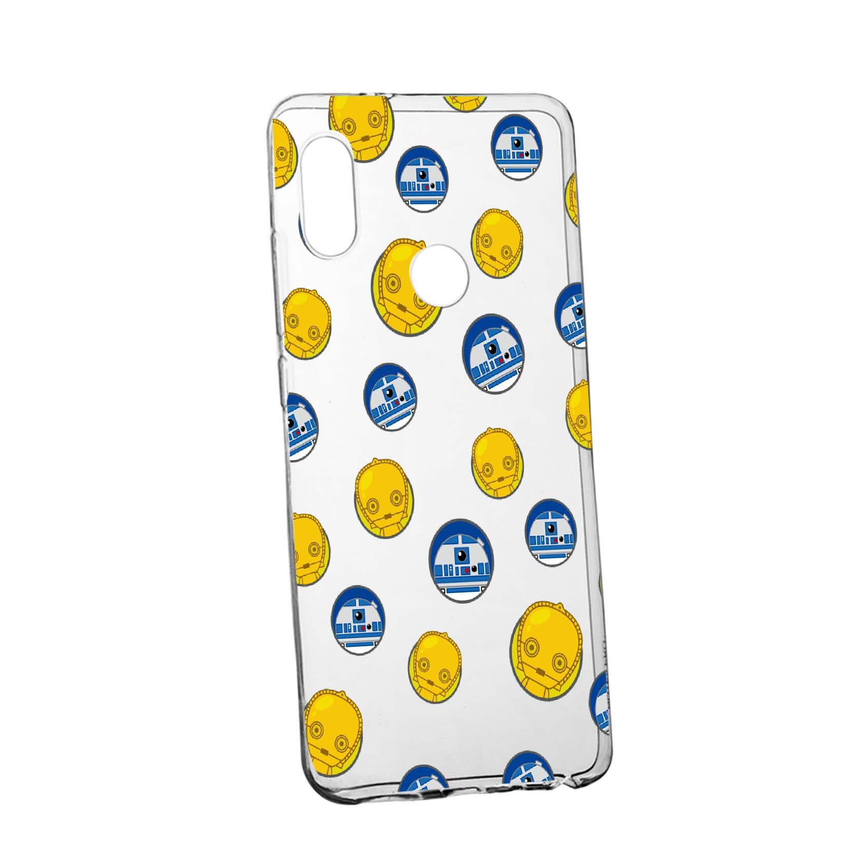 Husa de protectie Star Wars - Droids, Movie pentru Huawei P20 Lite, rezistenta la uzura, anti-alunecare, din silicon Premium, 422