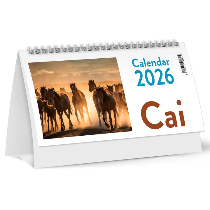 Calendar de birou 2026 Cai