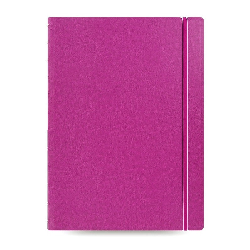 Agenda A4 nedatata cu spirala si rezerve FILOFAX Notebook Classic, Fuchsia