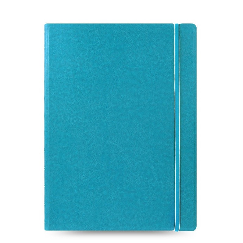 Agenda A4 nedatata cu spirala si rezerve FILOFAX Notebook Classic, Aqua
