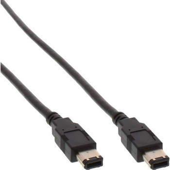 Cablu Inline 34002, 6 pini FireWire, 4 pini FireWire, 1.8 m, Negru Cablu Inline 34002, 6 pini FireWire, 4 pini FireWire, 1.8 m, Negru
