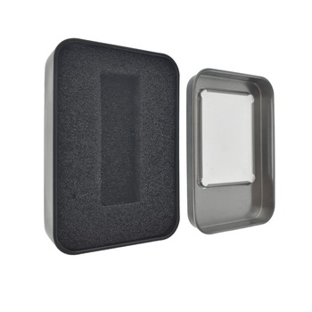 Cutie personalizabila Platinet Pendrive Box 45165, 87x60x18mm, pentru memorie USB, metalica, capac cu fereastra, neagra Cutie personalizabila Platinet Pendrive Box 45165, 87x60x18mm, pentru memorie USB, metalica, capac cu fereastra, neagra