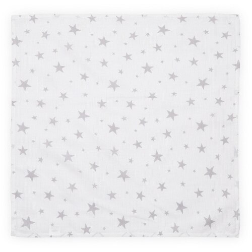 Scutec Lorelli Pled Muselina 80 x 80 cm, Grey Stars
