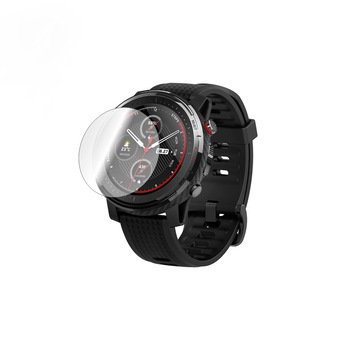 Set doua folii Xiaomi Amazfit Stratos 3 Smart Protection, protectii complete pentru ecran cu kit de instalare inclus Set doua folii Xiaomi Amazfit Stratos 3 Smart Protection, protectii complete pentru ecran cu kit de instalare inclus