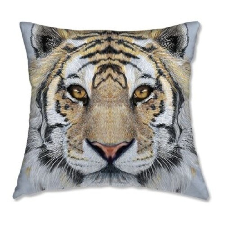 3 Digital Limited Kétoldalas díszpárna digitális nyomattal, Tigris 40x40cm