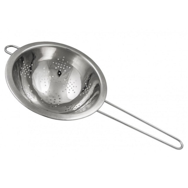 Strecuratoare rotunda cu maner , din inox , 20cm , Grunberg ISS20