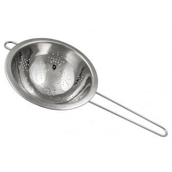 Strecuratoare rotunda cu maner , din inox , 20cm , Grunberg ISS20 Strecuratoare rotunda cu maner , din inox , 20cm , Grunberg ISS20