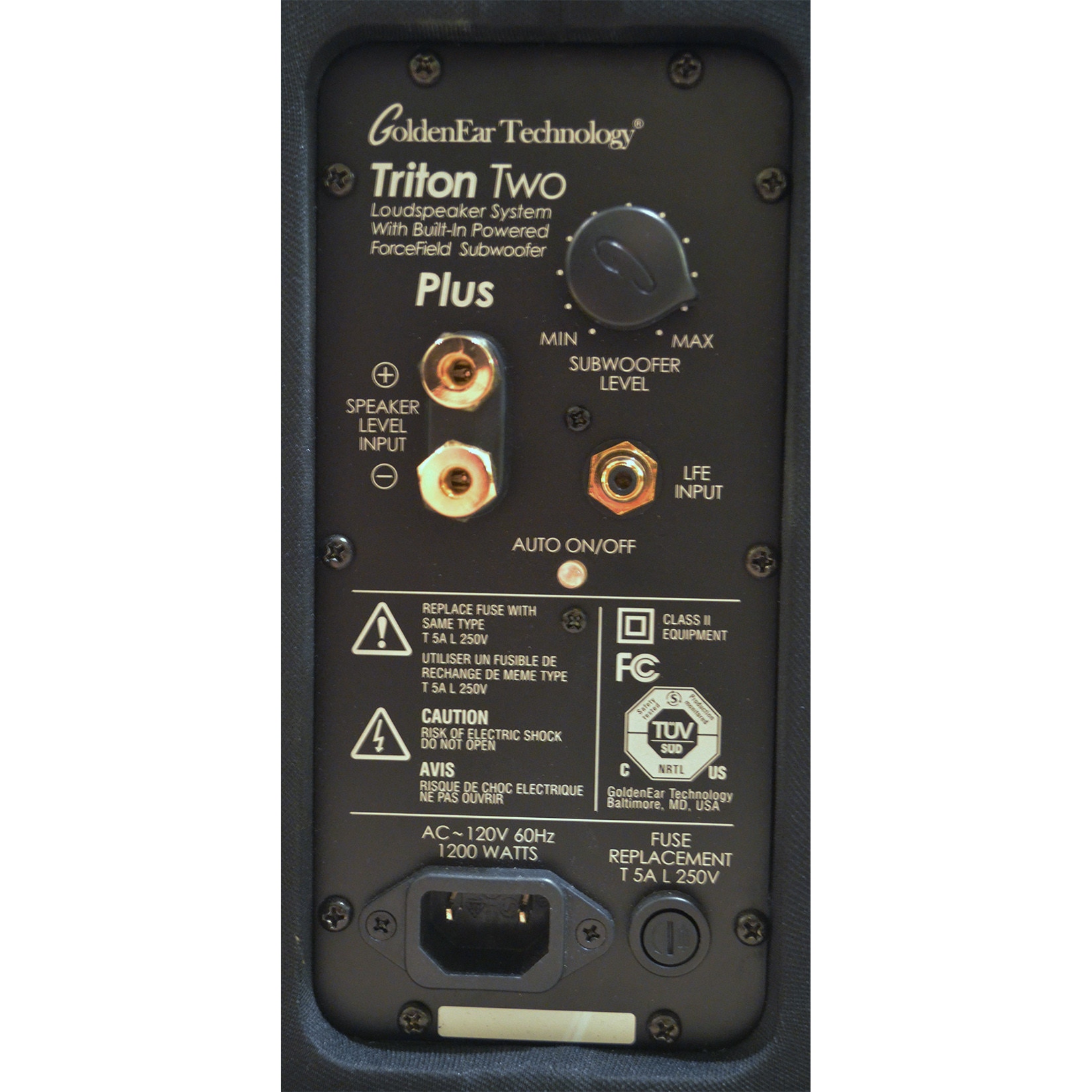 Goldenear Technology Triton Two+ GoldenEar Technology® Triton