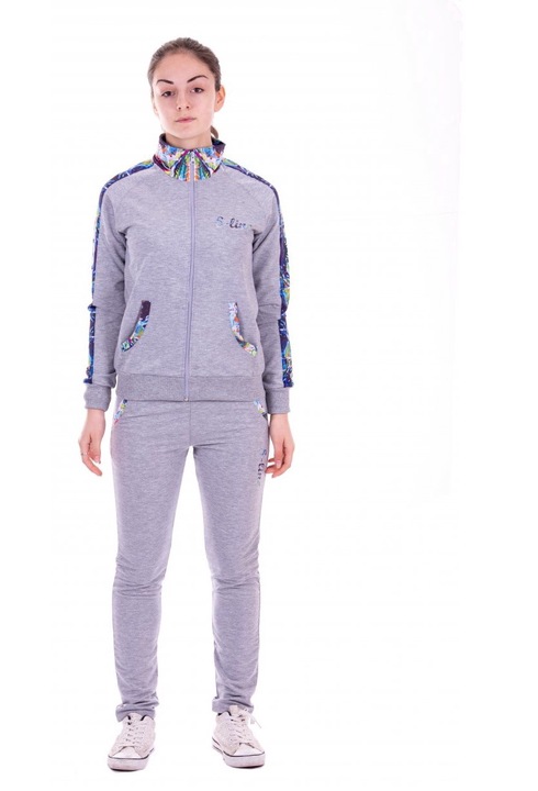 Trening S-LINE Tech knit rainbow Pentru Femei, Gri deschis