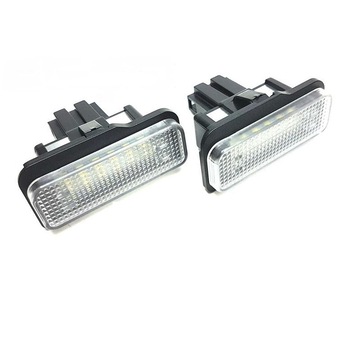 Set lampi numar LED pentru Mercedes S203/W211/Sedan/Combi/W219, 2 bucati, 12V DC, 6000-6500K Set lampi numar LED pentru Mercedes S203/W211/Sedan/Combi/W219, 2 bucati, 12V DC, 6000-6500K