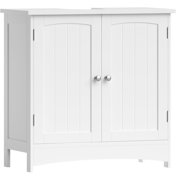 Dulap de baie, Songmics, MDF, Alb