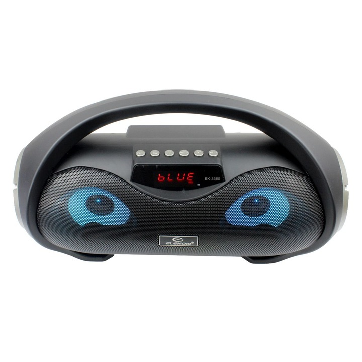 Boxa portabila Elekom, ECEC-3350, Bluetooth, Negru