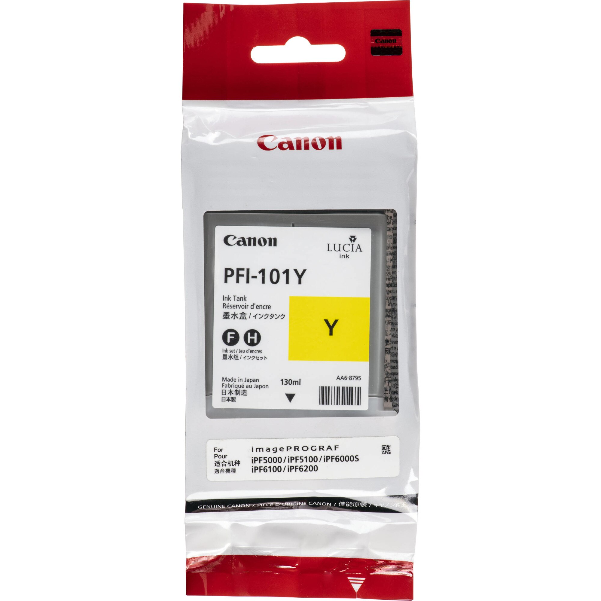 Cartus cerneala PFI-101Y galben Canon 130ml