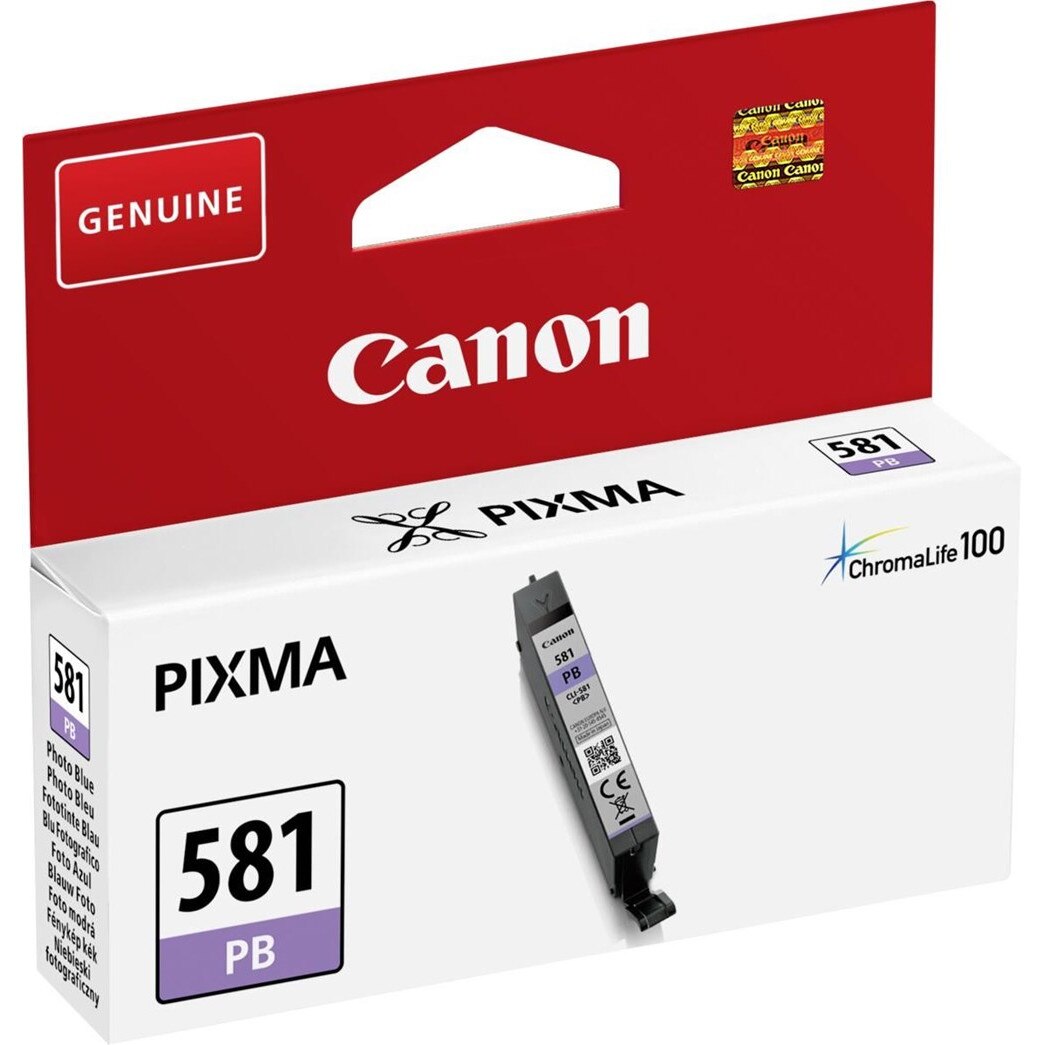 Cartus cerneala CLI-581PB albastru foto Canon 1660 pagini
