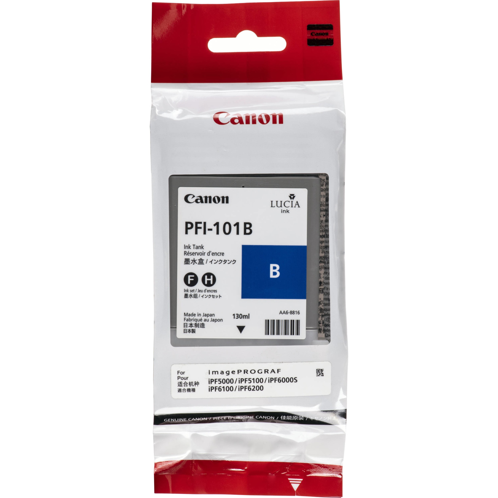 Cartus cerneala PFI-101B albastru Canon 130ml