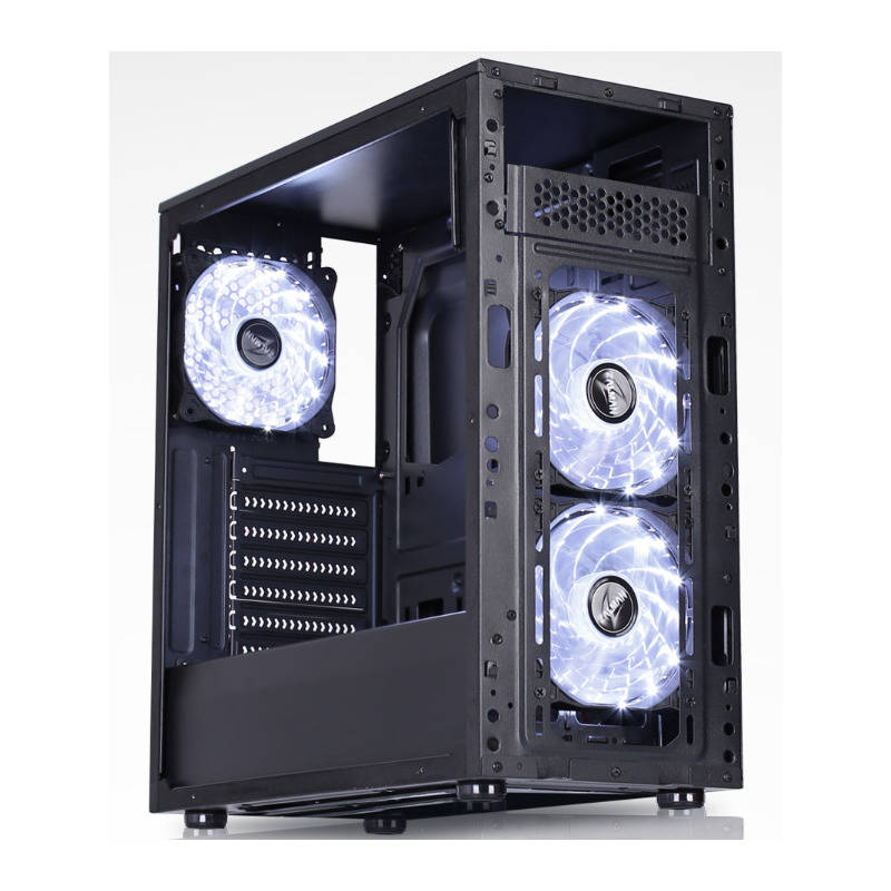 Carcasa Zalman N2, Middle Tower, ATX, fara sursa, Black - eMAG.ro