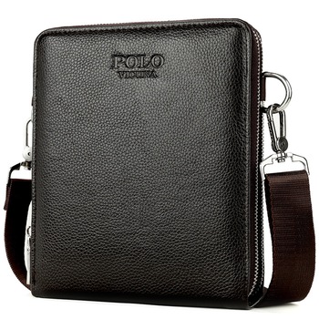 Geanta Barbati Vicuna Polo Onell, Piele, Maro Geanta Barbati Vicuna Polo Onell, Piele, Maro