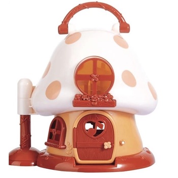 Casuta de joaca ciuperca pentru copii, cu mobilier , muzica si lumini Casuta de joaca ciuperca pentru copii, cu mobilier , muzica si lumini