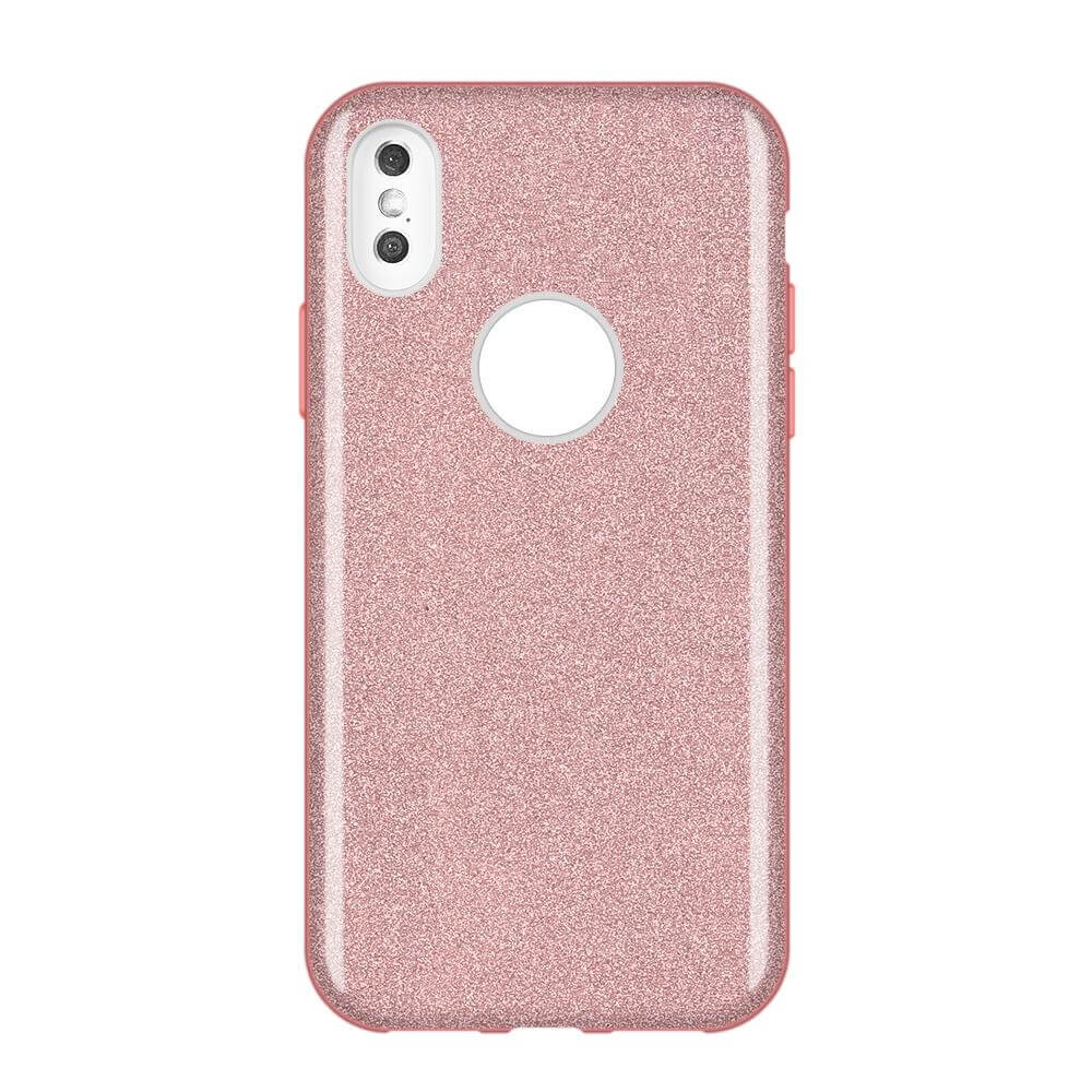 Husa Huawei Y7 2019, Huawei Y7 Prime 2019, Glitter / Sclipici, Model Roz