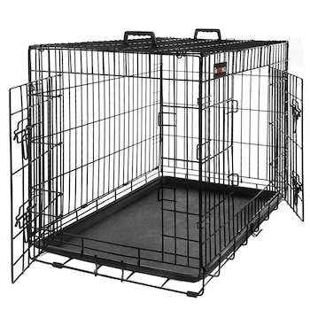 Cusca pliabila pentru transport caini, FEANDREA, 106 x 70 x 77.5 cm, Negru PPD42H Cusca pliabila pentru transport caini, FEANDREA, 106 x 70 x 77.5 cm, Negru PPD42H