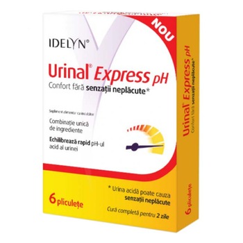 Supliment alimentar Urinal Espress PH Idelyn Walmark, 6 pliculete Supliment alimentar Urinal Espress PH Idelyn Walmark, 6 pliculete