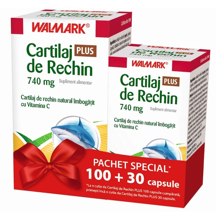 Supliment alimentar Walmark, Cartilaj de rechin Plus, 100+ 30 capsule