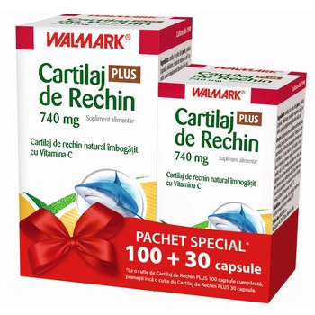 Supliment alimentar Walmark, Cartilaj de rechin Plus, 100+ 30 capsule Supliment alimentar Walmark, Cartilaj de rechin Plus, 100+ 30 capsule