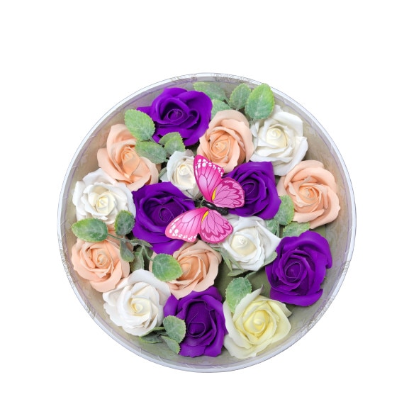 Cilindru 16 trandafiri 19*9cm