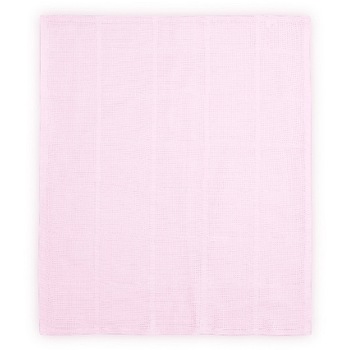 Paturica Lorelli Crosetata din Bumbac 75 x 100 cm, Pink Paturica Lorelli Crosetata din Bumbac 75 x 100 cm, Pink