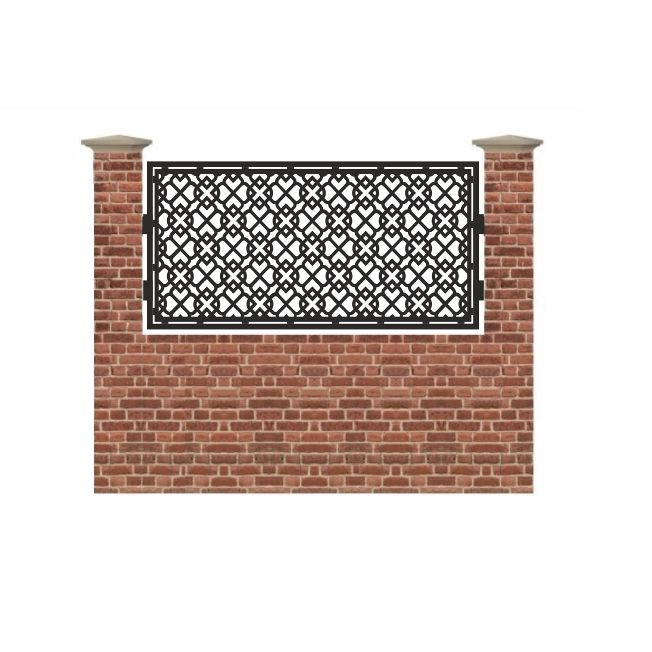 Panou de gard mic din tabla debitata cu plasma MAX 9 990x1940 mm