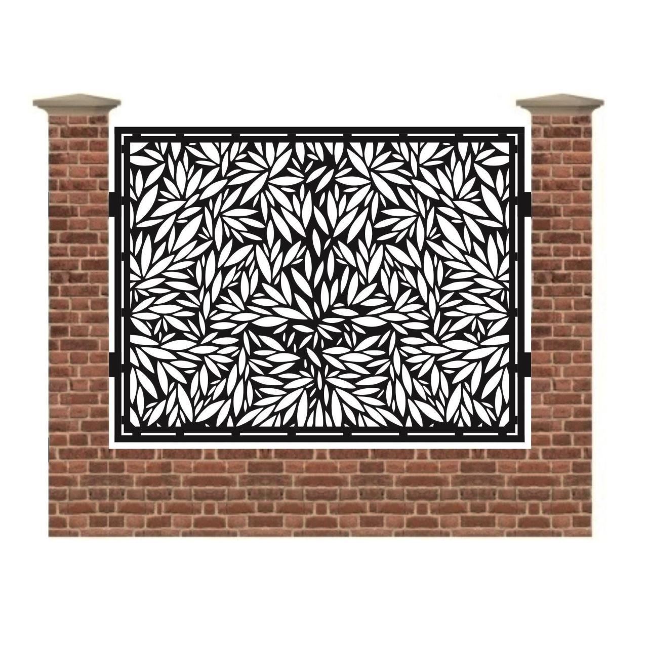 Panou de gard mare din tabla debitata cu plasma MAX 75 1500x1940 mm