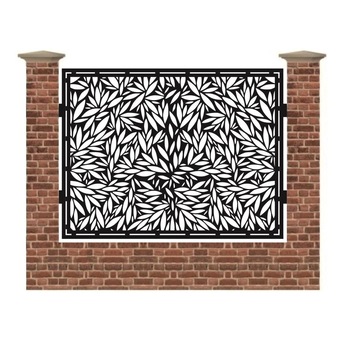 Panou de gard mare din tabla debitata cu plasma MAX 75 1500x1940 mm Panou de gard mare din tabla debitata cu plasma MAX 75 1500x1940 mm