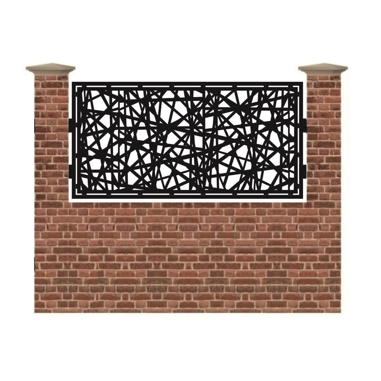 Panou de gard mic din tabla debitata cu plasma N280 990x1940 mm