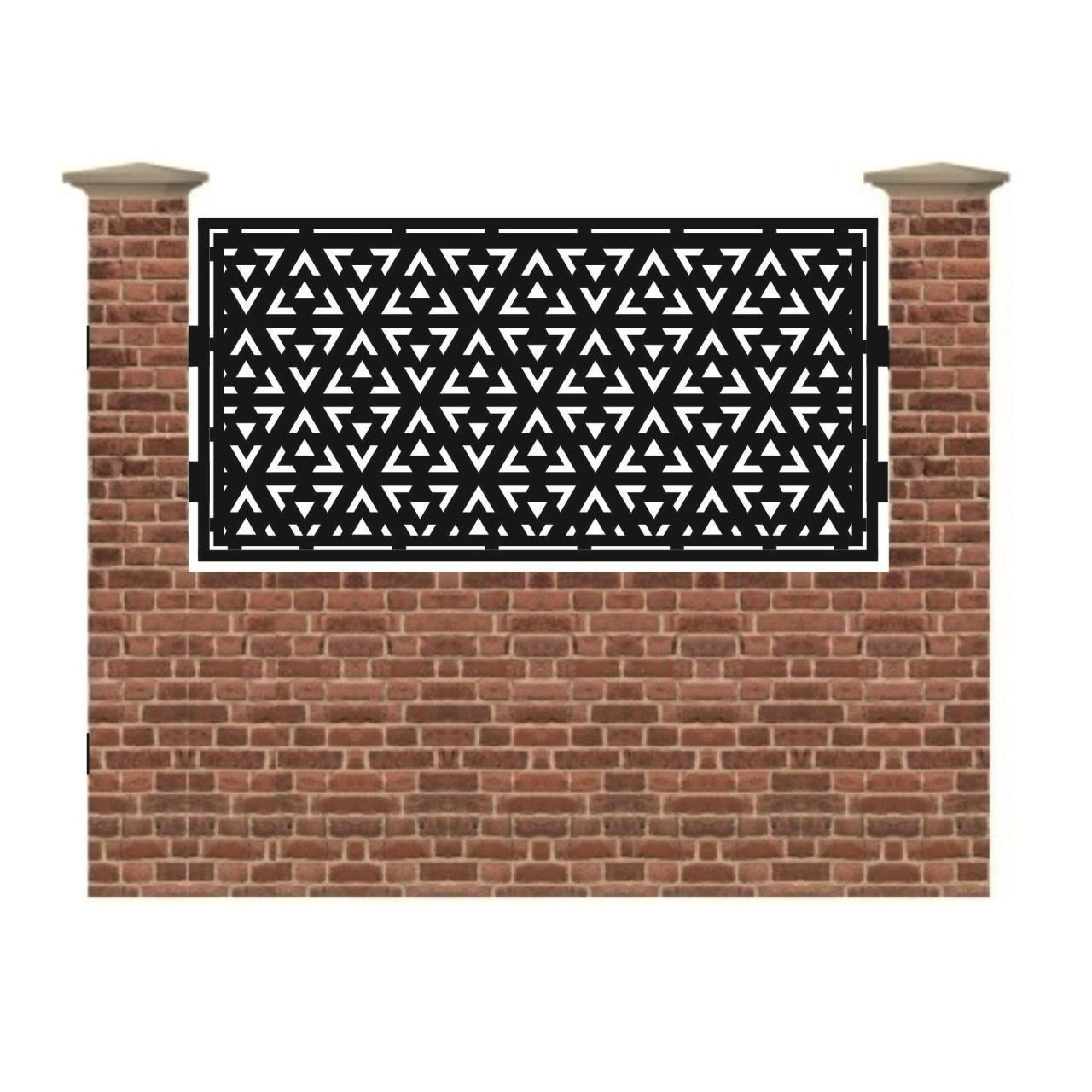 Panou de gard mic din tabla debitata cu plasma N309 990x1940 mm