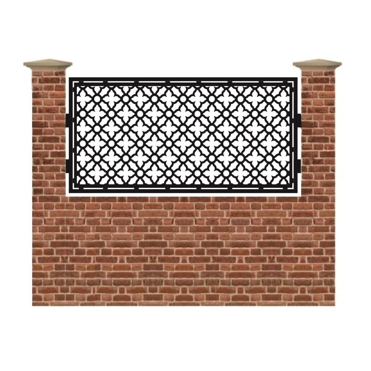 Panou de gard mic din tabla debitata cu plasma MAX 62 990x1940 mm