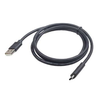 Cablu de date si incarcare Type-C, Negru, lungime 1m, Fast Charge Cablu de date si incarcare Type-C, Negru, lungime 1m, Fast Charge
