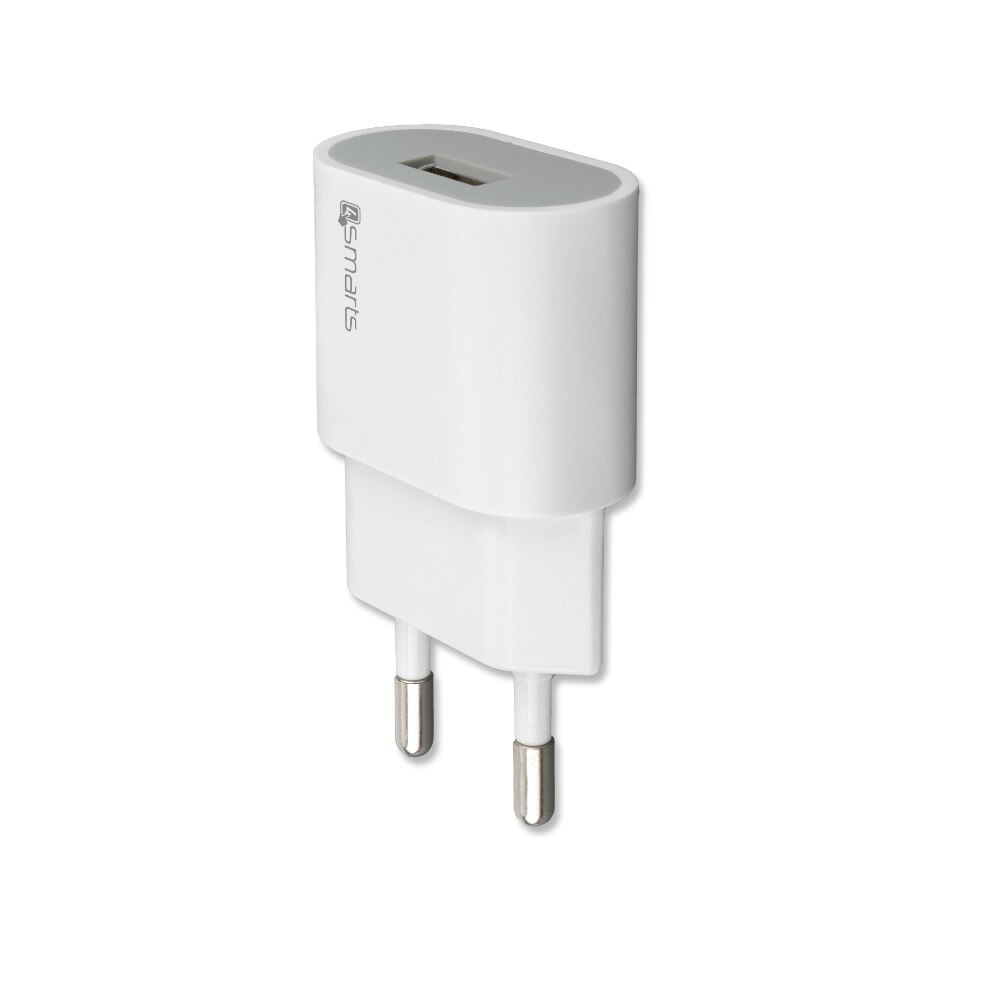 Alimentare cu iesire USB pentru smartphone, 4smarts VoltPlug Compact 5W, alb