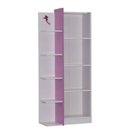 Corp cu 7 rafturi Alpino Snowgirl 726x330x1775mm Alb/roz