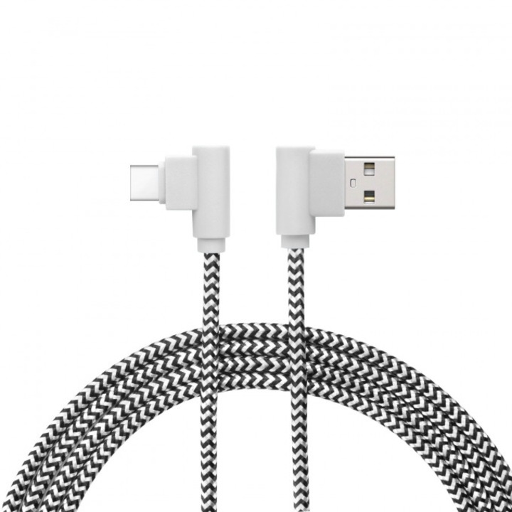 Cablu de date USB Type C,Compatibilitate cu telefoane si tablete echipate cu USB Type-C, Curent maxim 1 A , Lungime 2 m