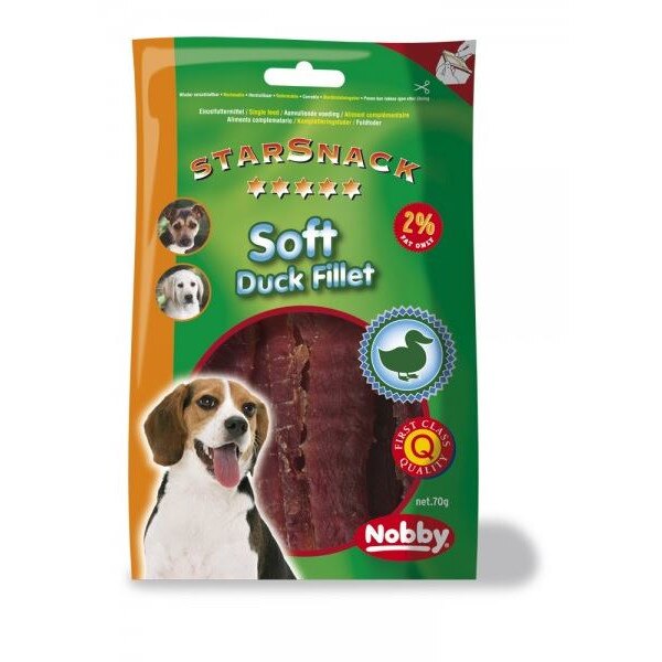 Recompense pentru caini Nobby, StarSnack, Carne de rata, 70g