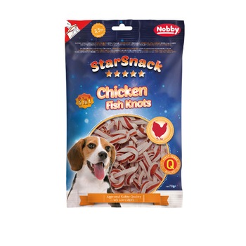 Recompensa pentru caini Nobby, StarSnack, Aroma de peste si pui, 70 g Recompensa pentru caini Nobby, StarSnack, Aroma de peste si pui, 70 g