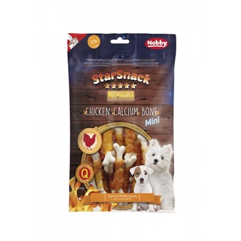 Recompensa pentru caini Nobby, StarSnack Barbecue, Aroma de pui, 113 g Recompensa pentru caini Nobby, StarSnack Barbecue, Aroma de pui, 113 g
